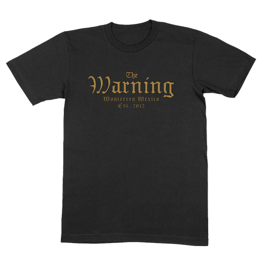 EST Gold Logo T-Shirt Black
