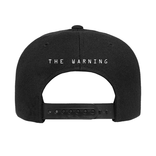 Lightning Bolt Snapback Cap Black